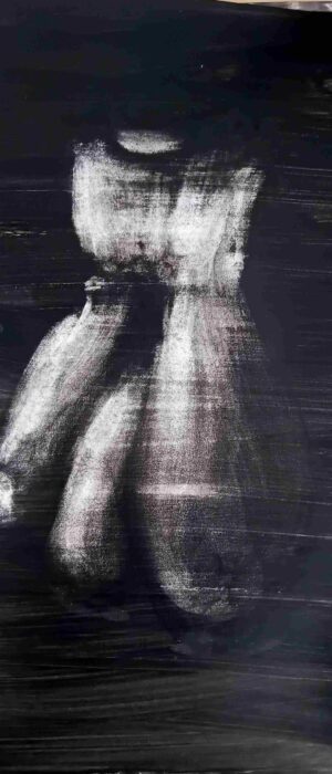 Vasso Tzouti:the gigantic phallus watercolor on paper 2024